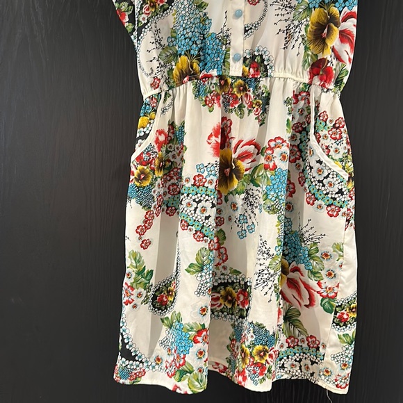 Vintage flower dress - Picture 2 of 4